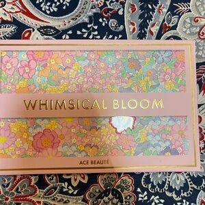Ace Beauté Whimsical Bloom Eyeshadow Palette - Pastel Pink Floral